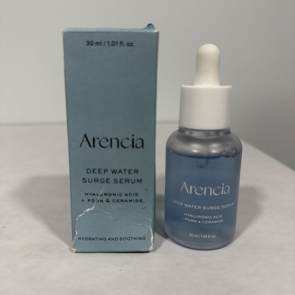 Arencia Deep Water Surge Serum 30ml - Hydrate & Soothe, Korean Skincare Exp 4/28